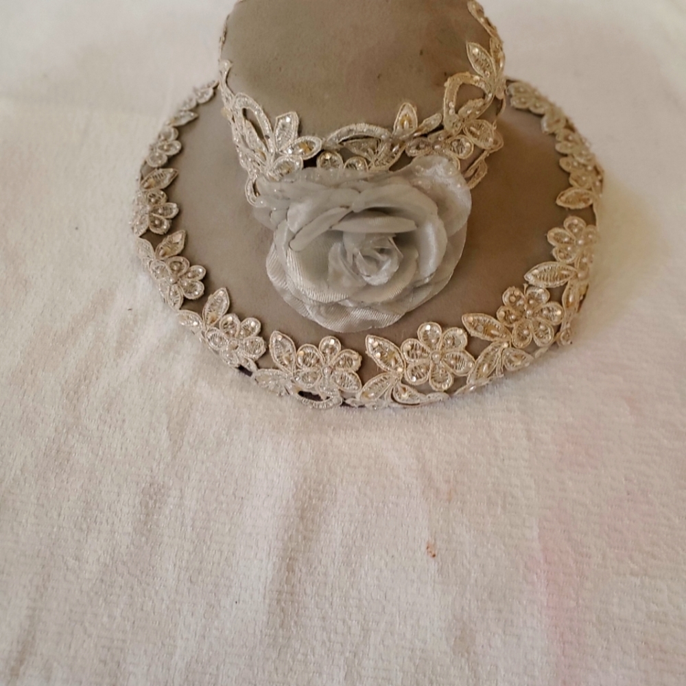 Women Grey Vintage Wool Hat